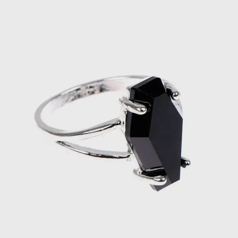 Black Onyx Coffin Ring sold by Victoria Emerson product image thumbnail 5