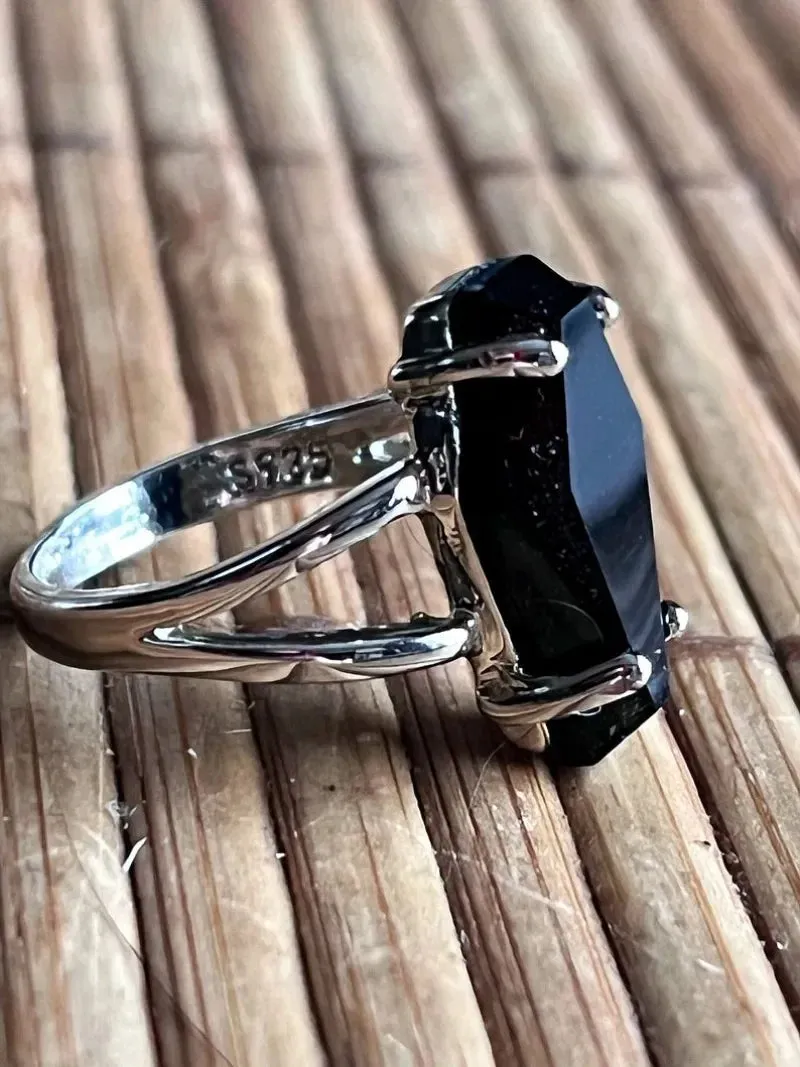 Black Onyx Coffin Ring sold by Victoria Emerson product image thumbnail 3