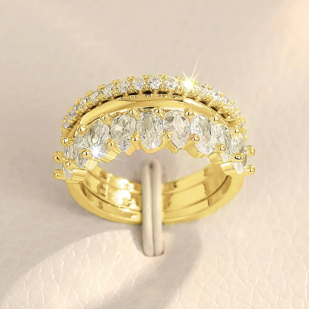 3-Piece Minimalist Stack Ring Set sold by Victoria Emerson product image thumbnail 2