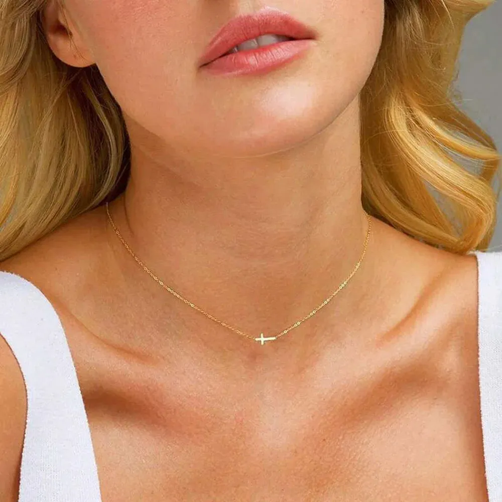 Vintage Cross Pendant Necklace sold by Victoria Emerson product image thumbnail 2