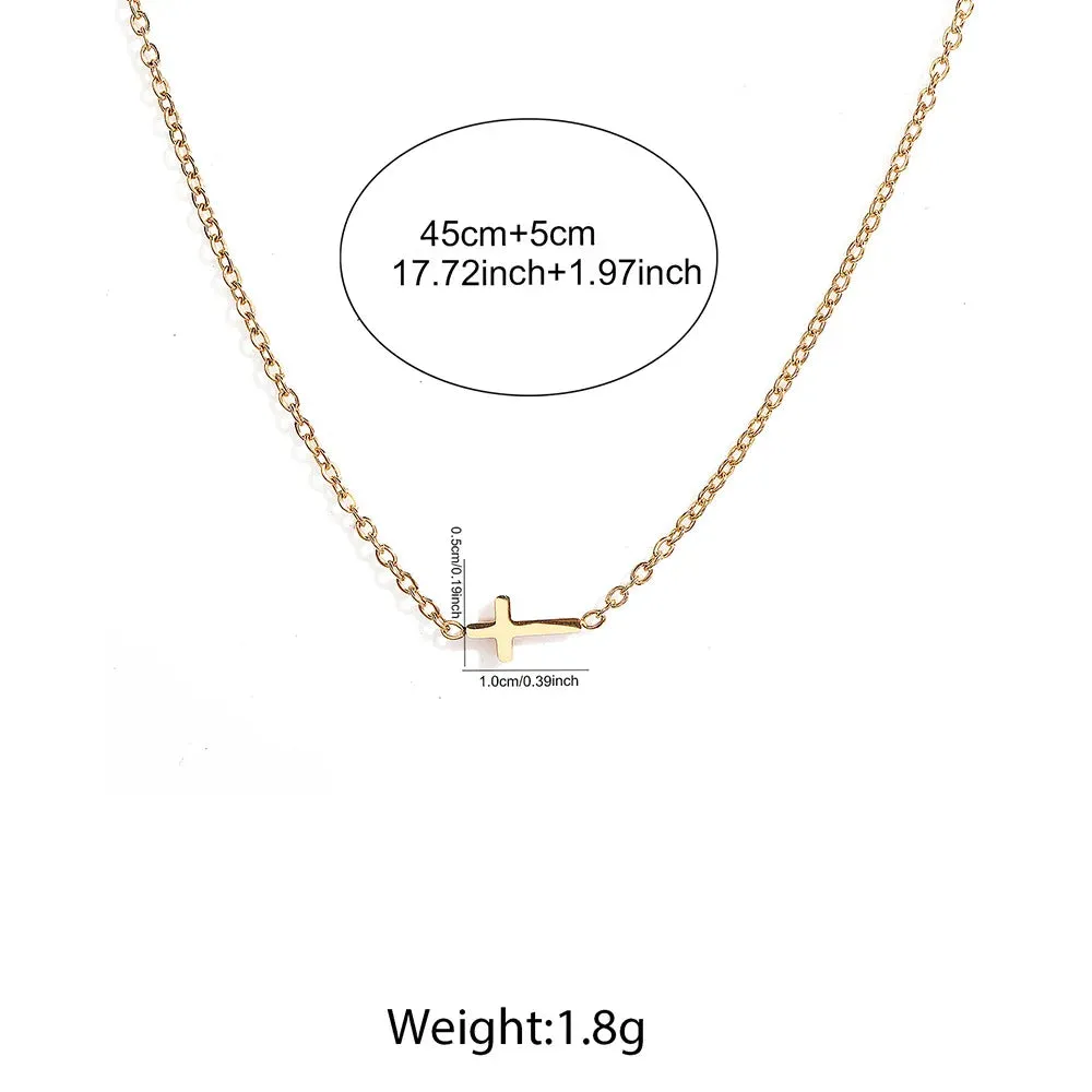 Vintage Cross Pendant Necklace sold by Victoria Emerson product image thumbnail 3