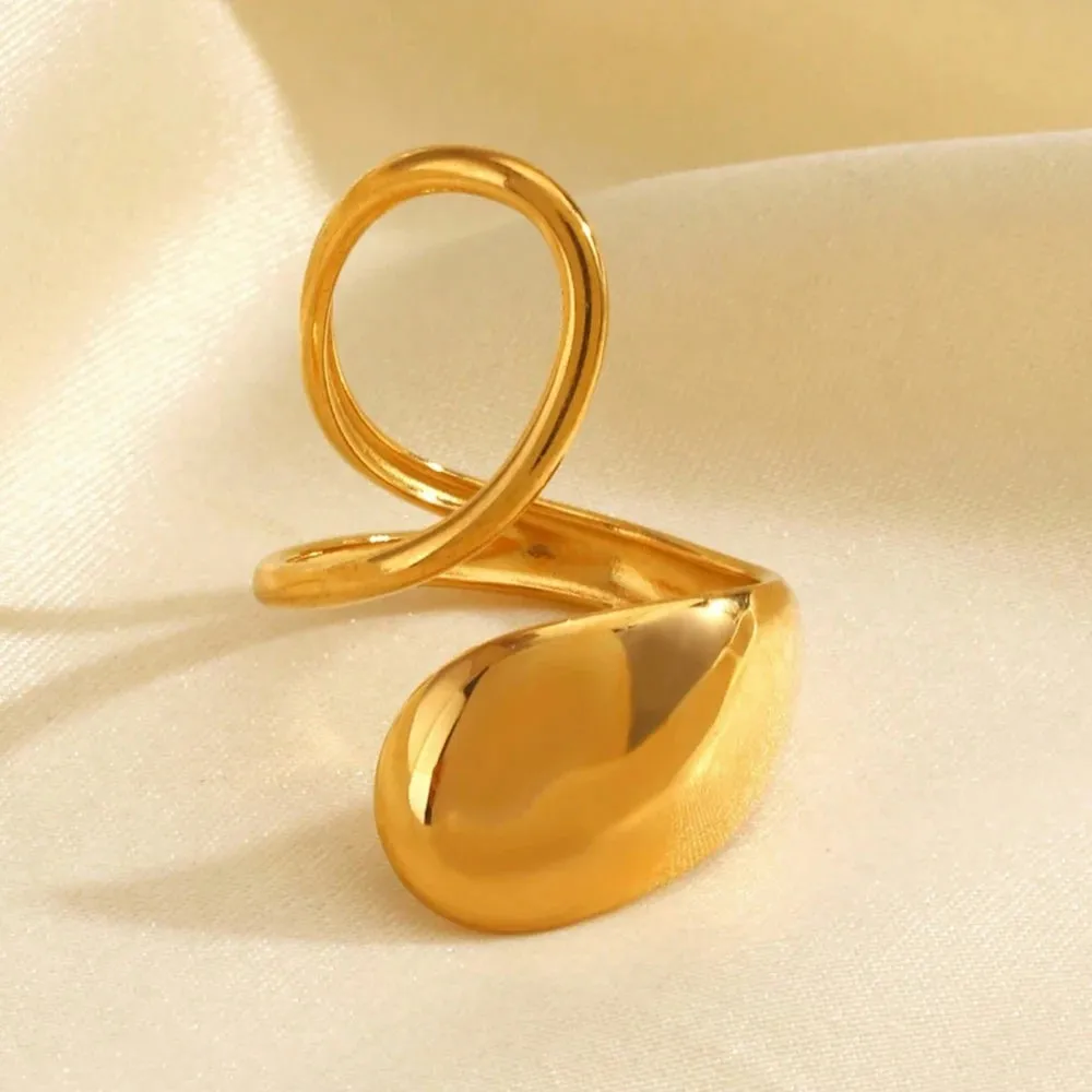 Teardrop Minimalist Ring sold by Victoria Emerson product image thumbnail 5