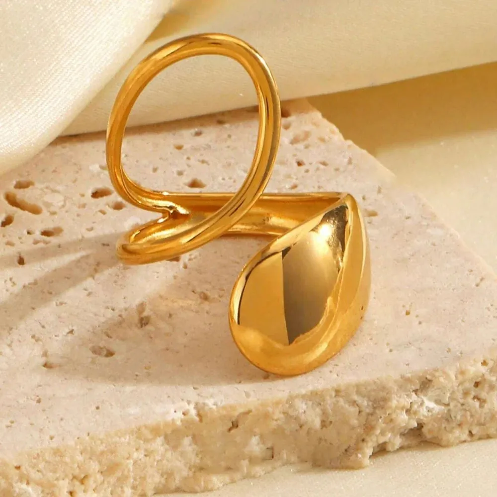 Teardrop Minimalist Ring sold by Victoria Emerson product image thumbnail 2