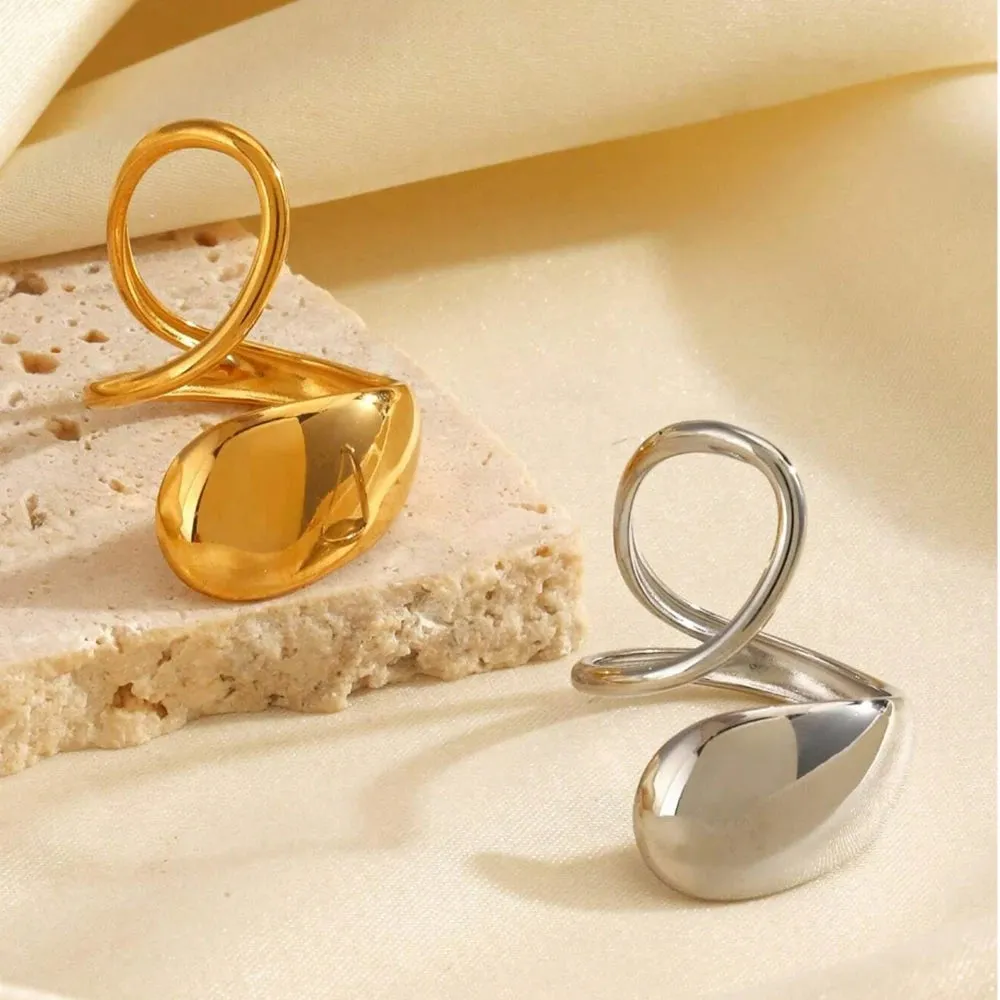 Teardrop Minimalist Ring sold by Victoria Emerson product image thumbnail 3
