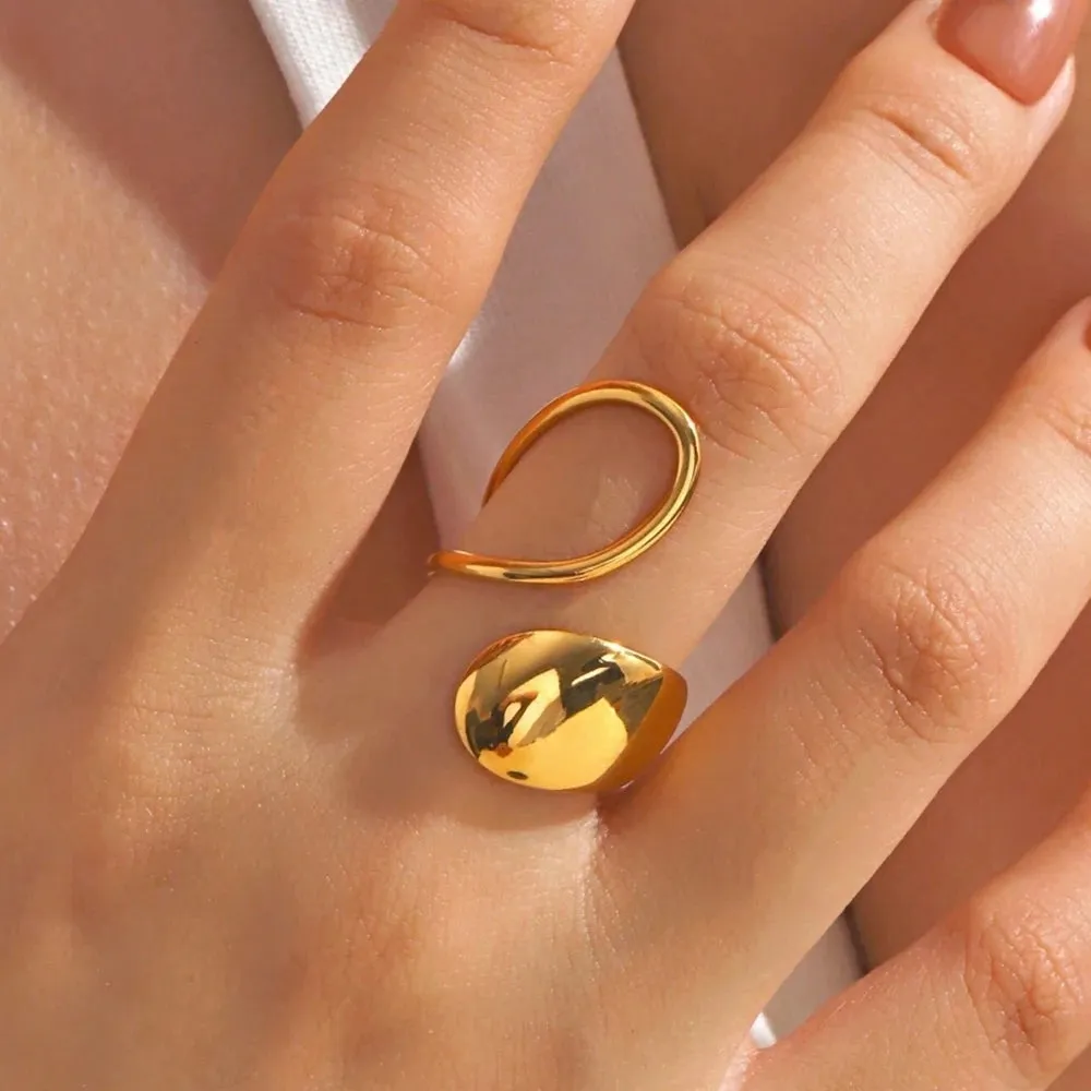 Teardrop Minimalist Ring sold by Victoria Emerson