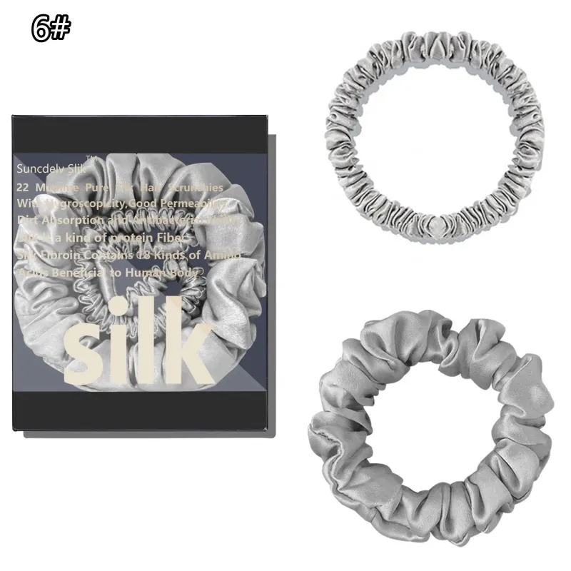 Silk Scrunchie Set (2-Pack) made by Victoria Emerson