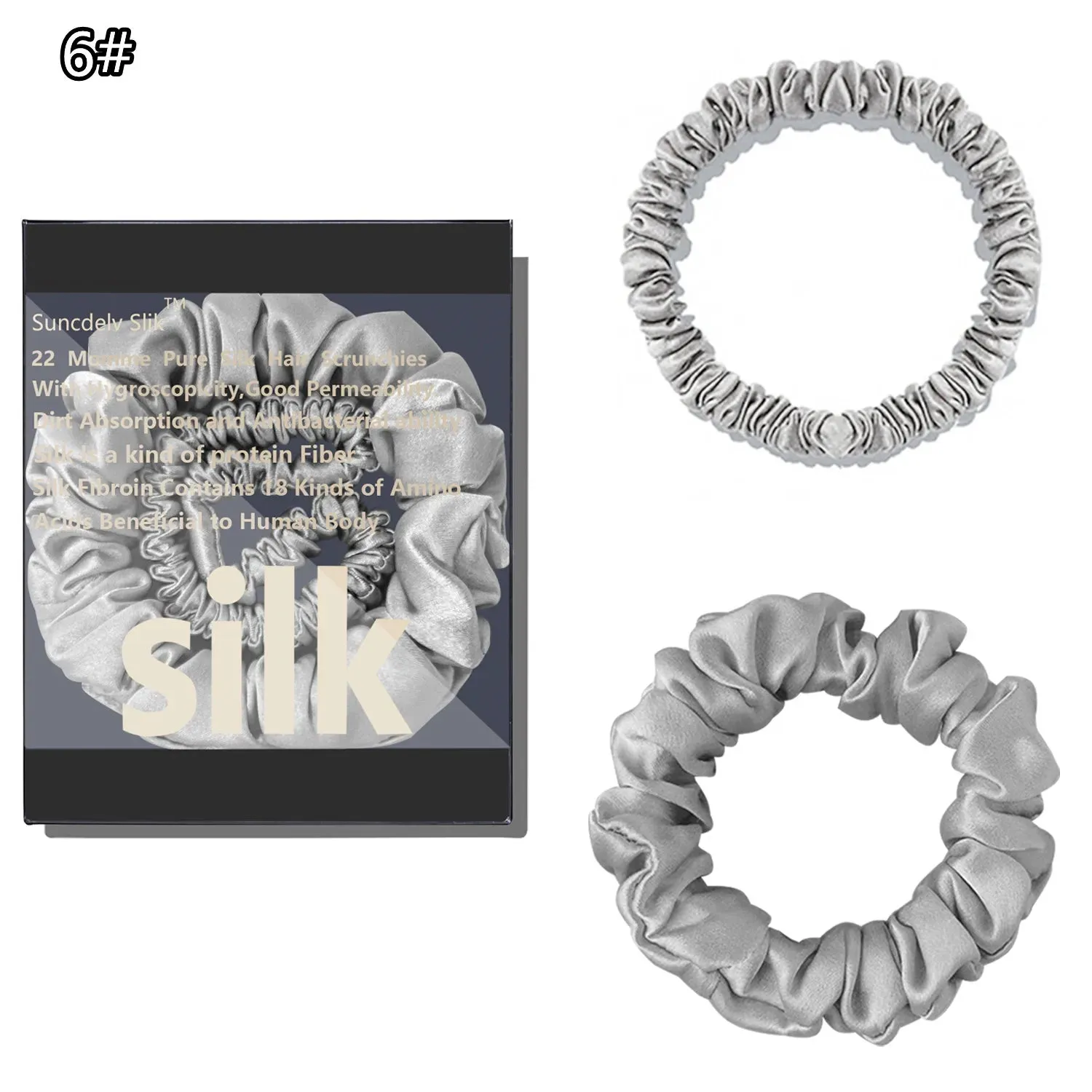 Silk Scrunchie Set (2-Pack) sold by Victoria Emerson