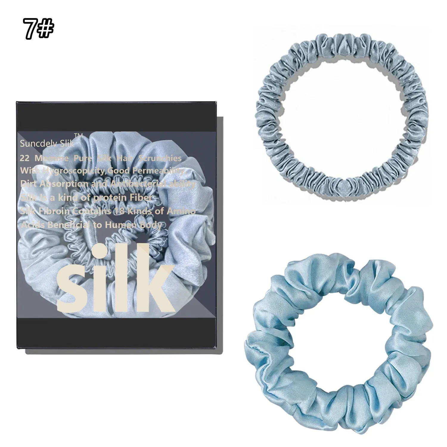 Silk Scrunchie Set (2-Pack) sold by Victoria Emerson