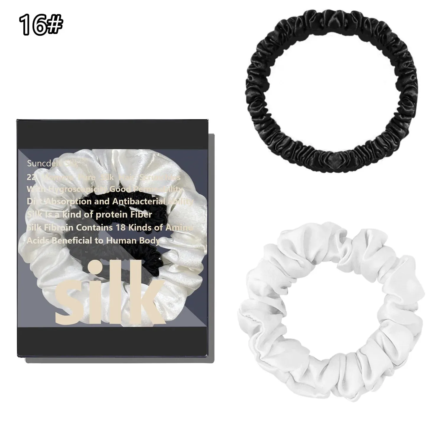Silk Scrunchie Set (2-Pack) sold by Victoria Emerson