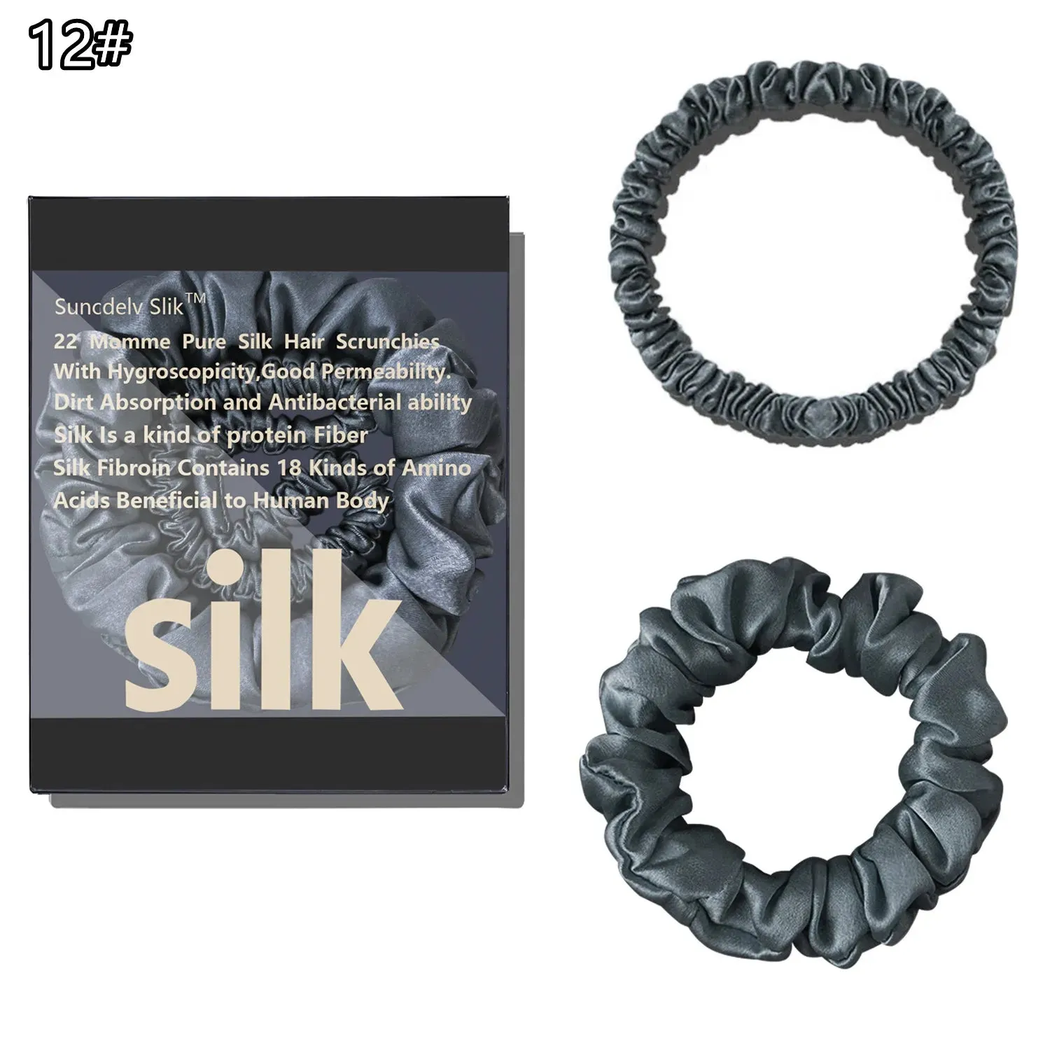 Silk Scrunchie Set (2-Pack) sold by Victoria Emerson