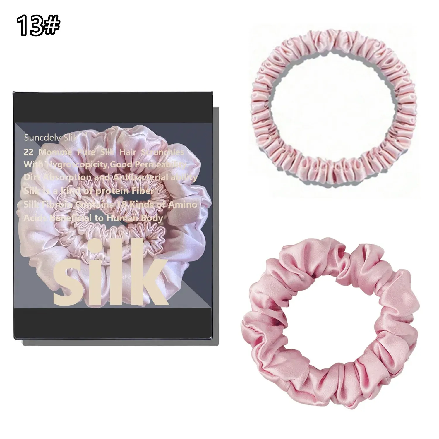 Silk Scrunchie Set (2-Pack) sold by Victoria Emerson