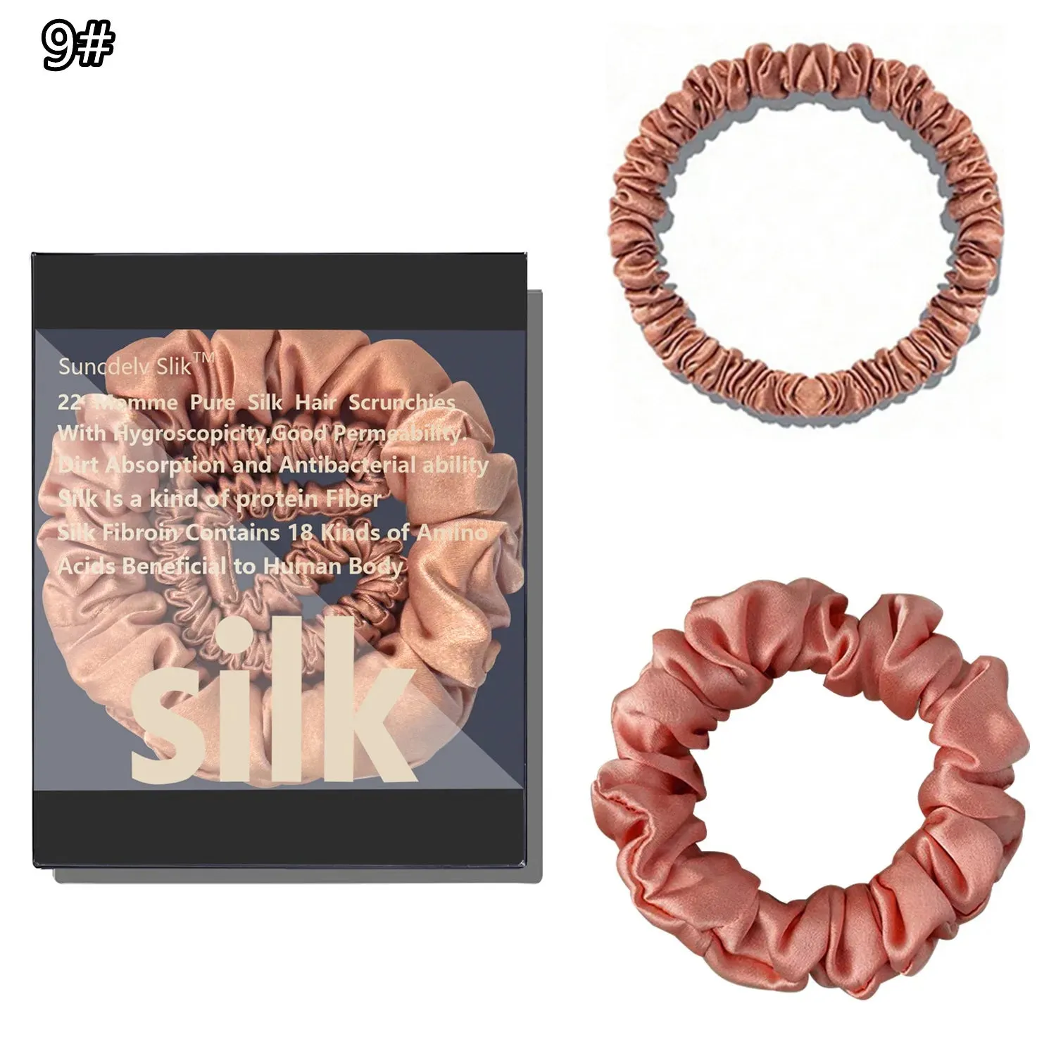 Silk Scrunchie Set (2-Pack) sold by Victoria Emerson