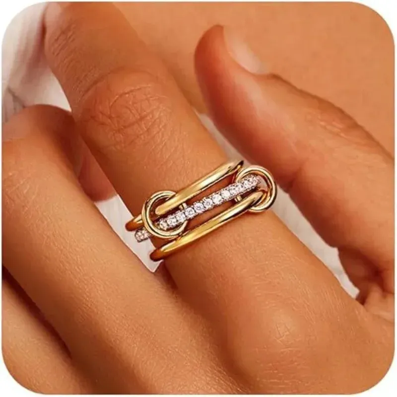 Cubic Zirconia Stackable Ring Set sold by Victoria Emerson product image thumbnail 3