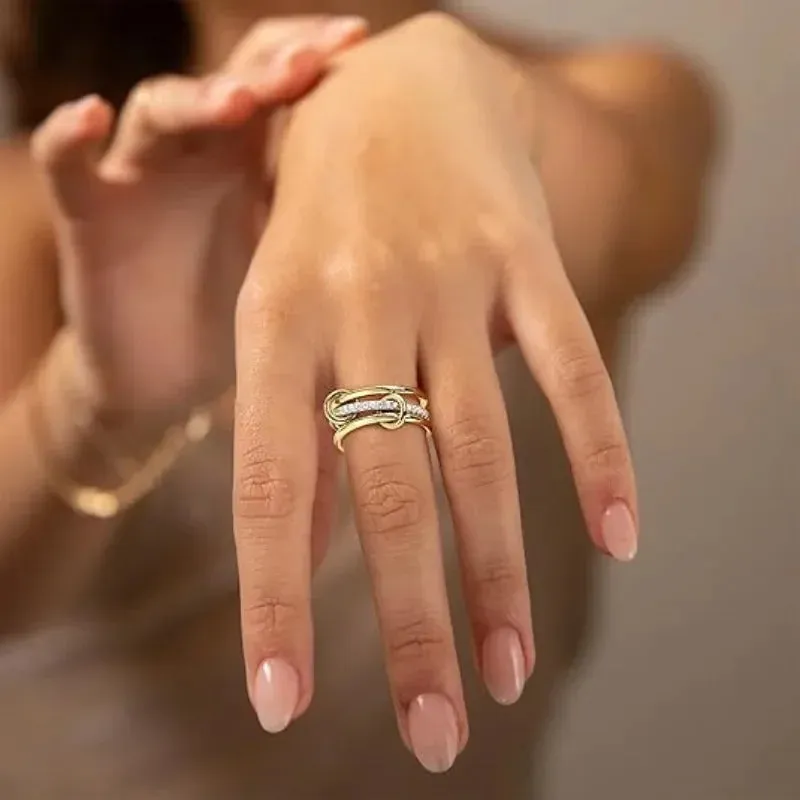 Cubic Zirconia Stackable Ring Set sold by Victoria Emerson product image thumbnail 5