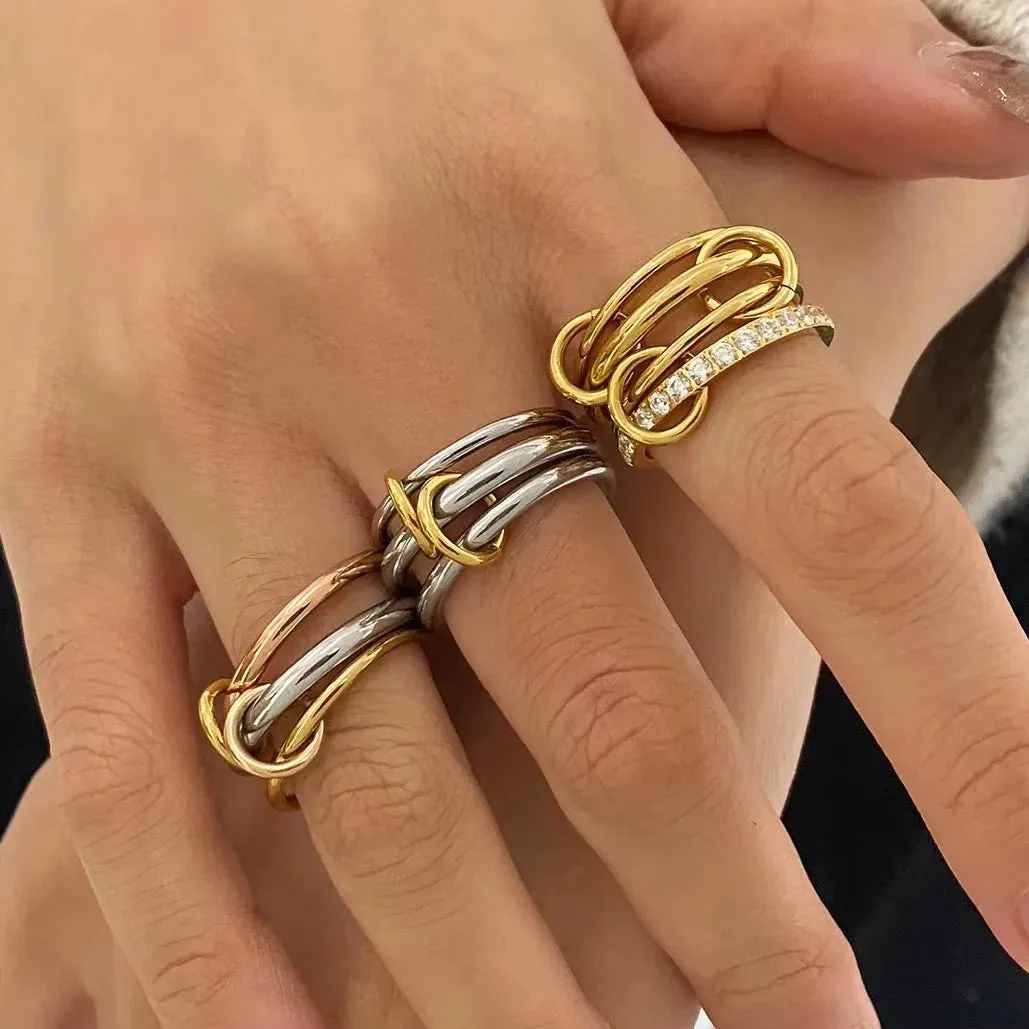 Cubic Zirconia Stackable Ring Set sold by Victoria Emerson product image thumbnail 2