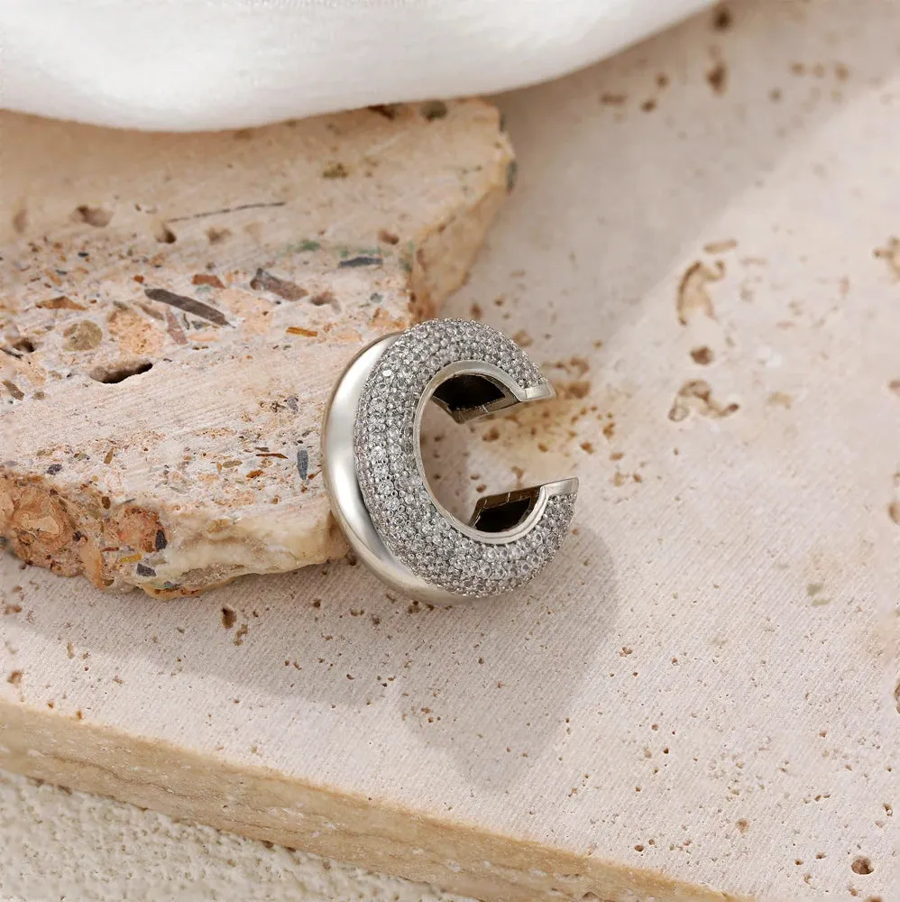 Zircon Double Layer Ear Cuffs sold by Victoria Emerson product image thumbnail 5