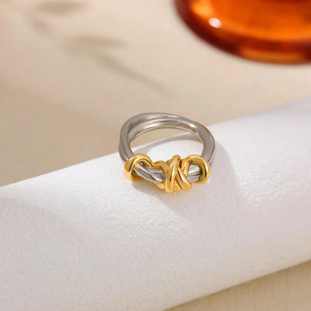 Two-Tone Wrap Statement Ring sold by Victoria Emerson product image thumbnail 4