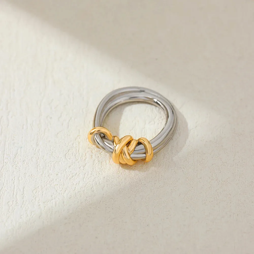Two-Tone Wrap Statement Ring sold by Victoria Emerson