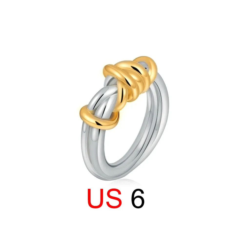 Two-Tone Wrap Statement Ring sold by Victoria Emerson product image thumbnail 5