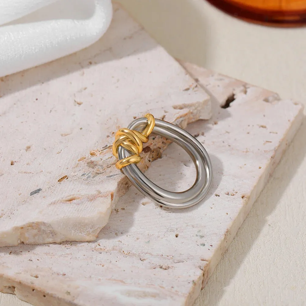 Two-Tone Wrap Statement Ring sold by Victoria Emerson product image thumbnail 2