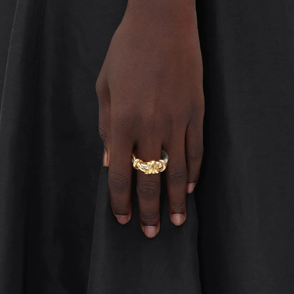 Two-Tone Wrap Statement Ring sold by Victoria Emerson product image thumbnail 3