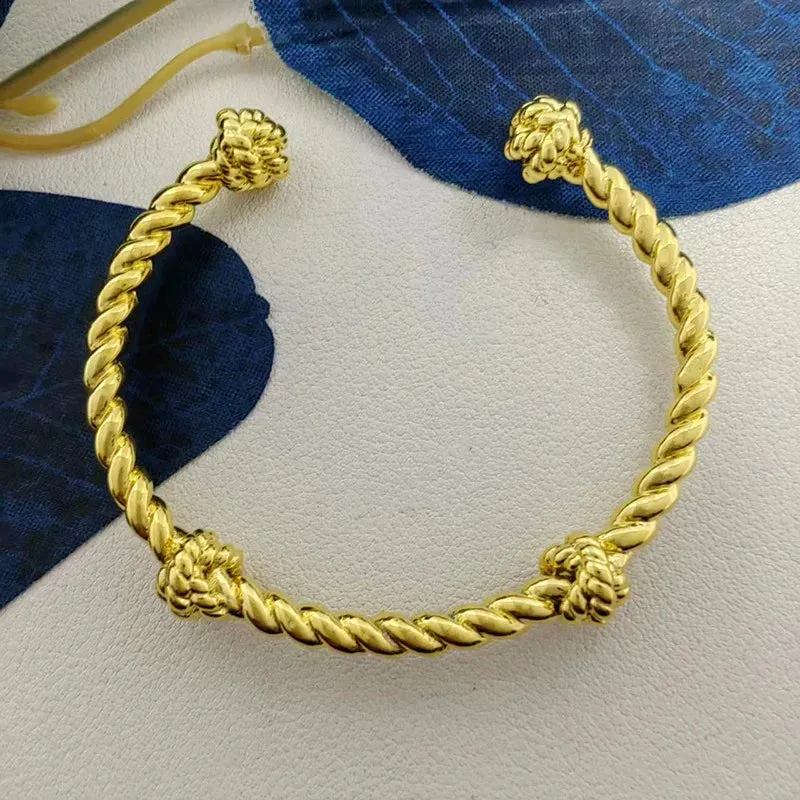 Vintage Twisted Rope Gold Cuff sold by Victoria Emerson product image thumbnail 5
