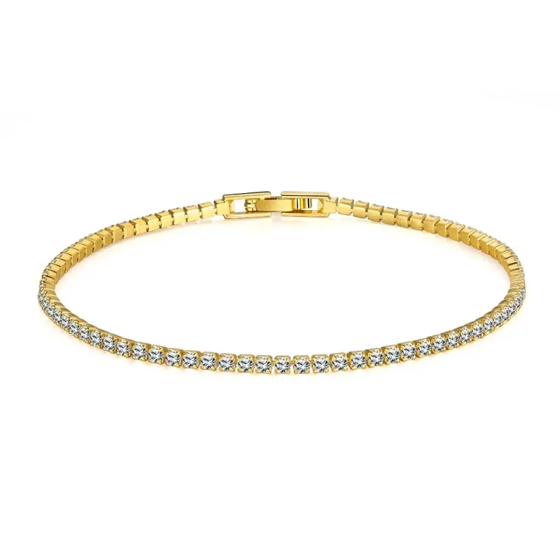 Sterling Silver Tennis Bracelet made by Victoria Emerson