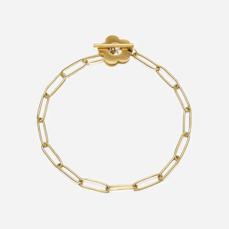 Flora Paperclip Chain Bracelet sold by Victoria Emerson