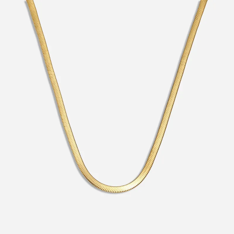 April Herringbone Chain Necklace sold by Victoria Emerson