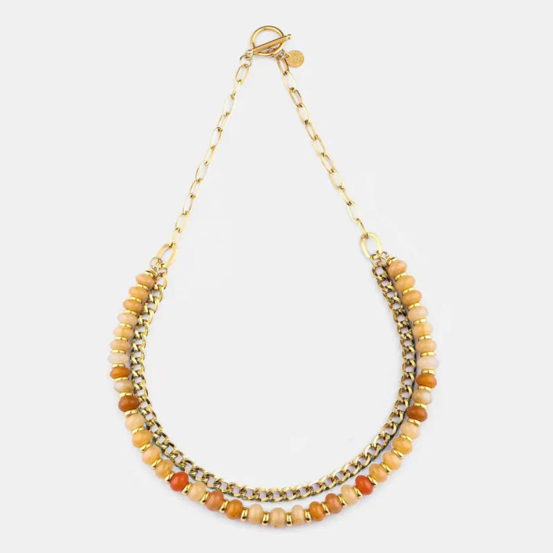 Layla Topaz Layered Necklace sold by Victoria Emerson