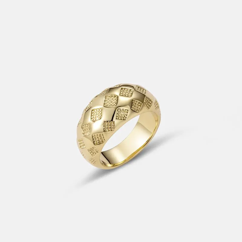 Khanh Gold Dome Ring sold by Victoria Emerson
