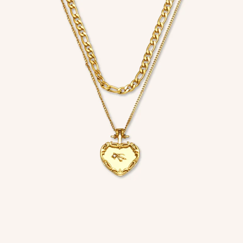 Cassandra Heart Pendant Necklace sold by Victoria Emerson