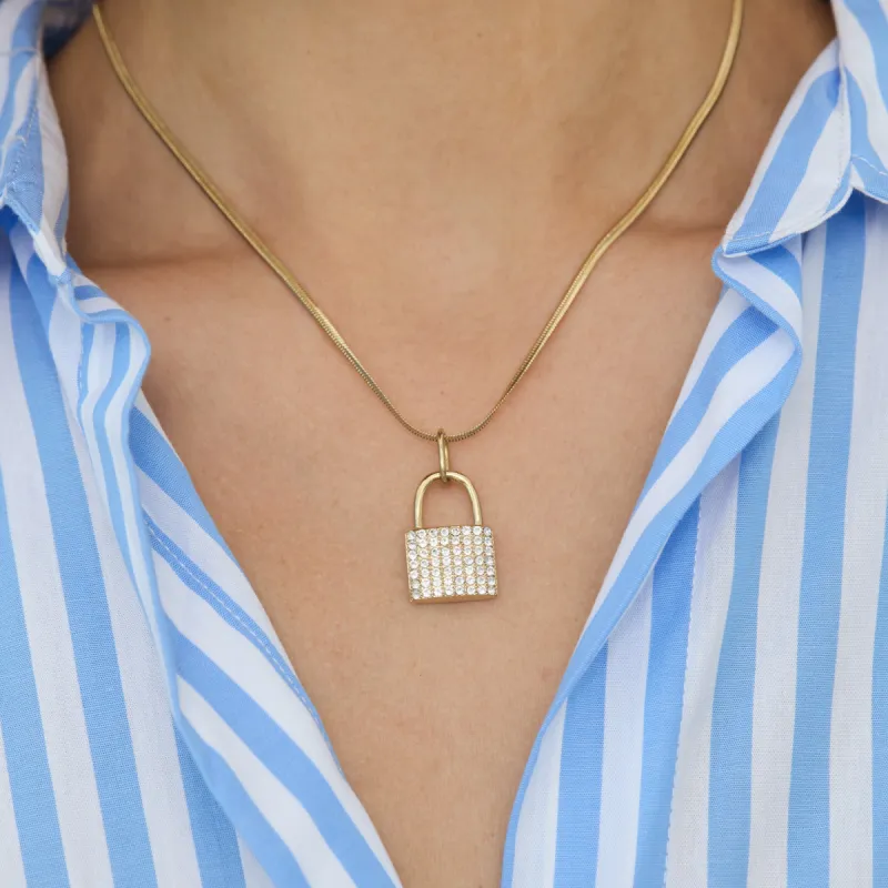 Lock Necklace sold by Victoria Emerson