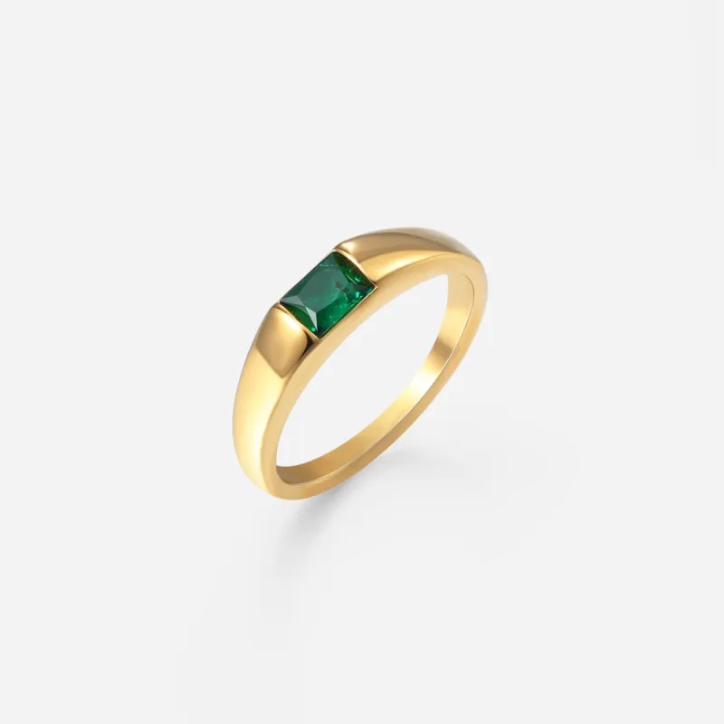 Esmeralda Emerald Crystal Ring sold by Victoria Emerson