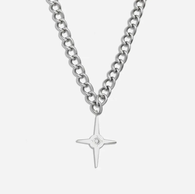 Ryia Silver Starlight Pendant Necklace sold by Victoria Emerson