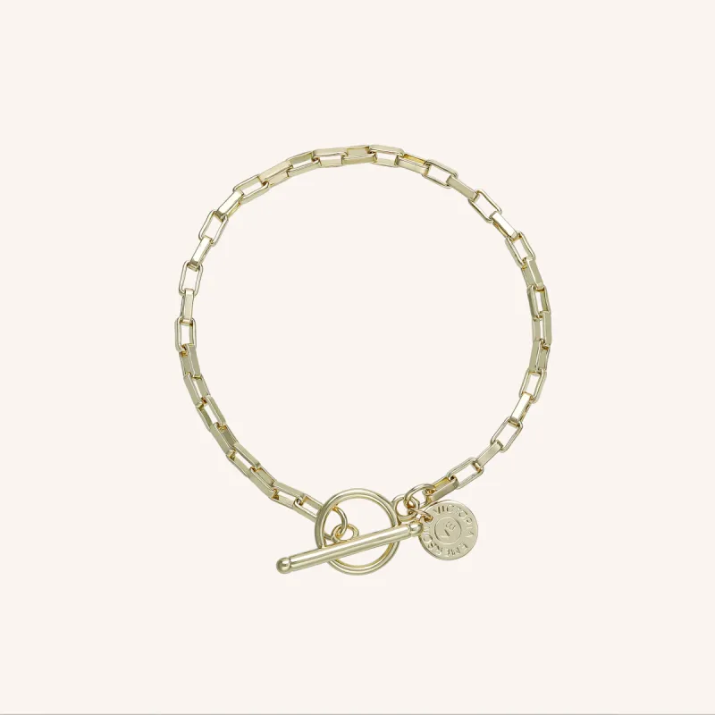 Gold Toggle Bracelet sold by Victoria Emerson