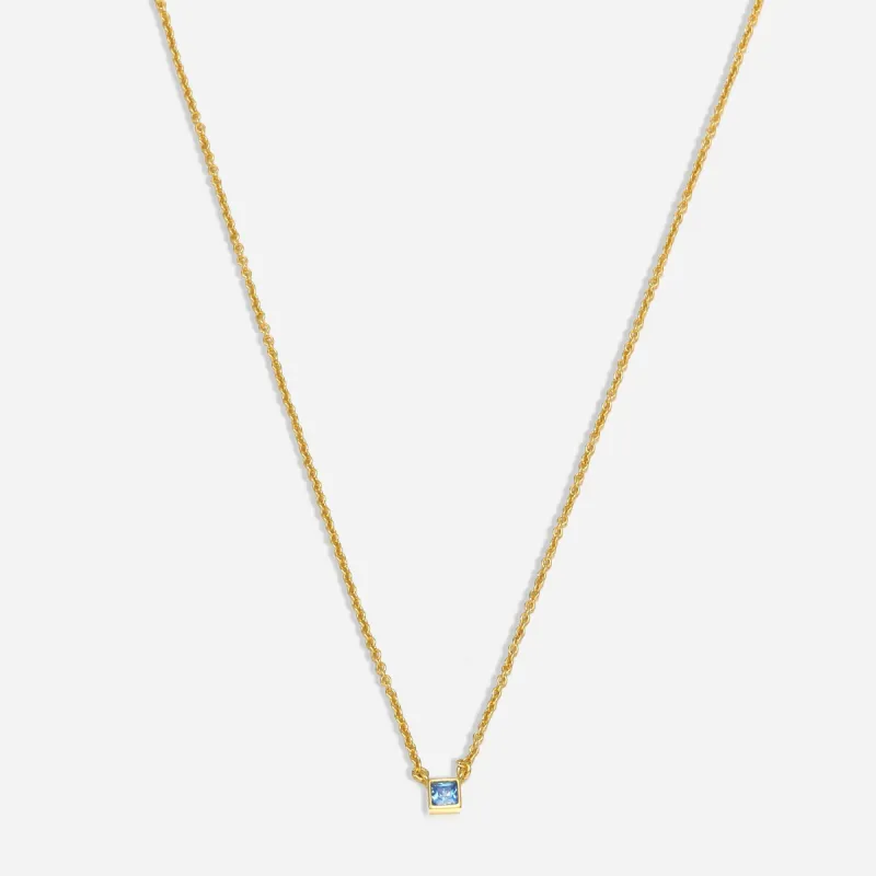 Ash Crystal Pendant Necklace sold by Victoria Emerson