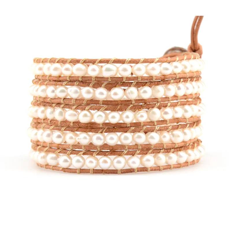 Pearls - Natural Leather sold by Victoria Emerson