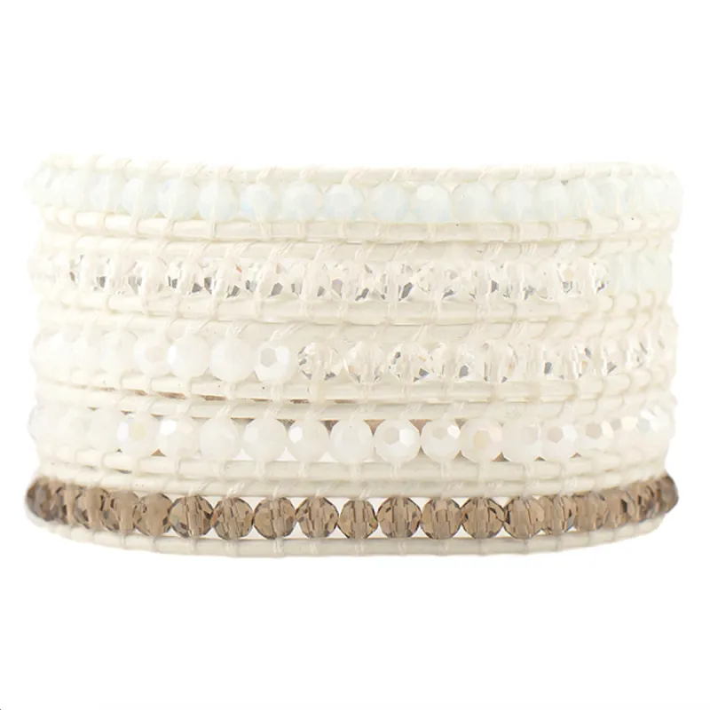 White and Smokey Crystals on White sold by Victoria Emerson