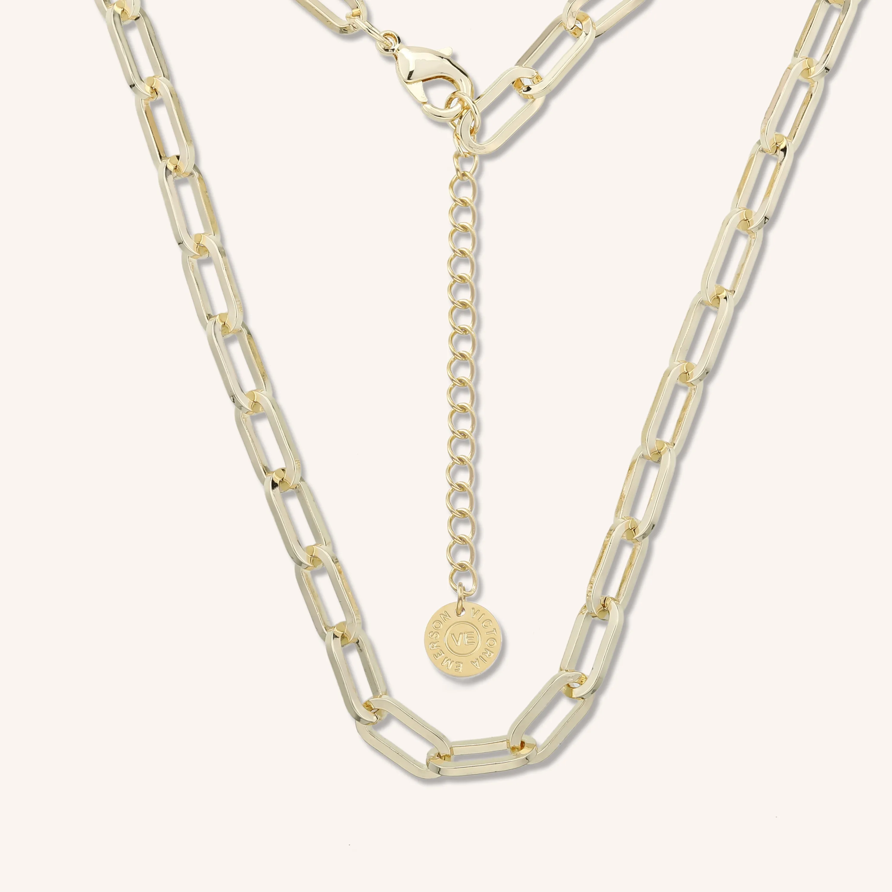 Paperclip Link Chain Necklace sold by Victoria Emerson product image thumbnail 2
