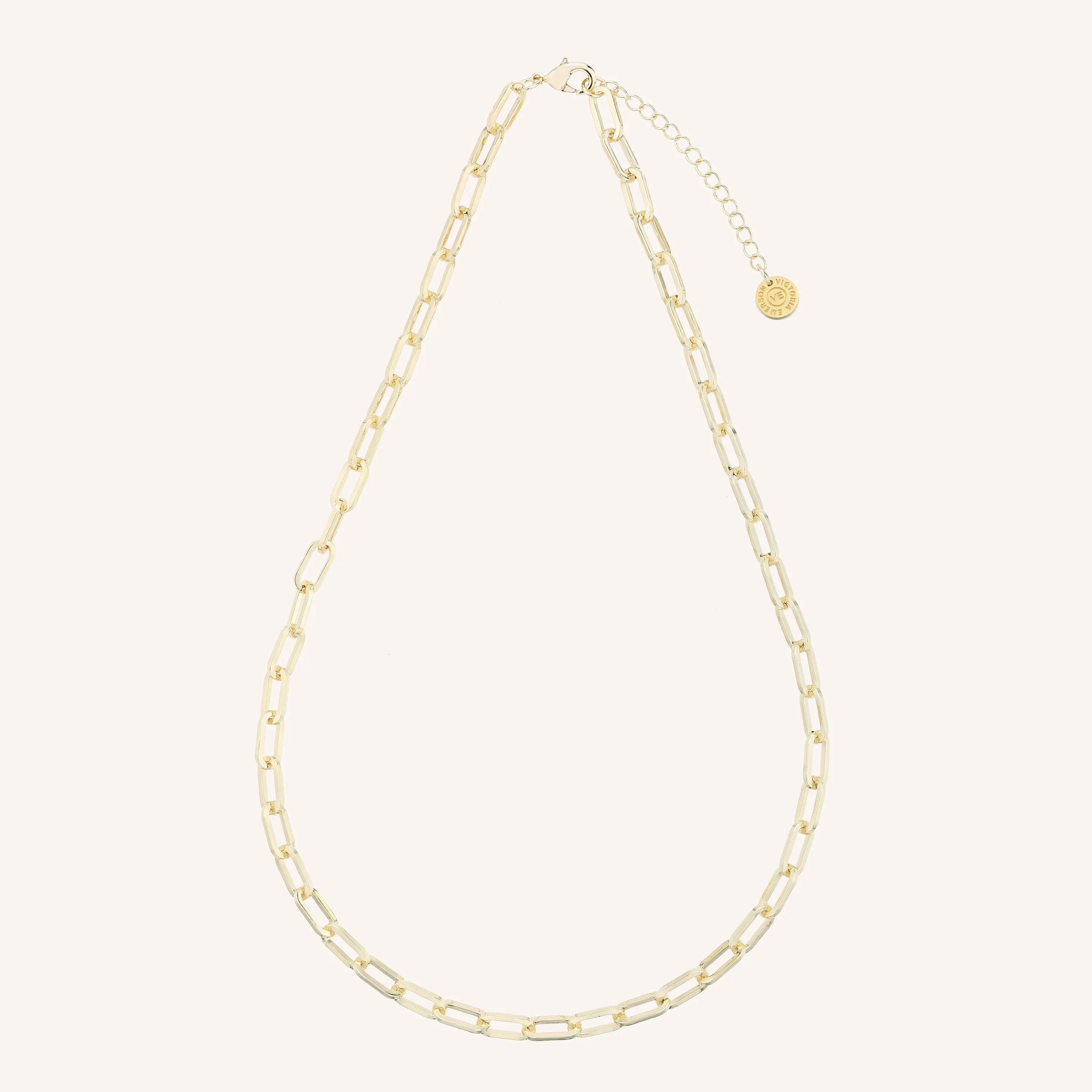 Paperclip Link Chain Necklace sold by Victoria Emerson product image thumbnail 3