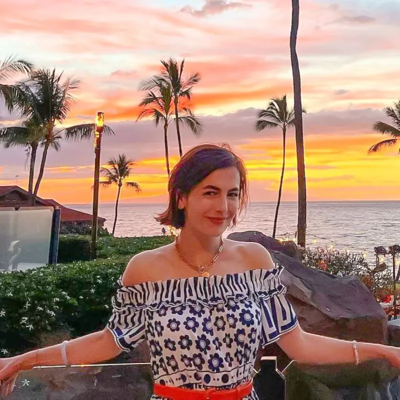 Camilla Belle - Gold Sun Medallion Necklace sold by Victoria Emerson