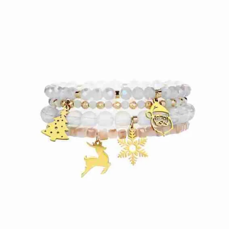 Winter Wonderland Stacking Bracelet Set sold by Victoria Emerson