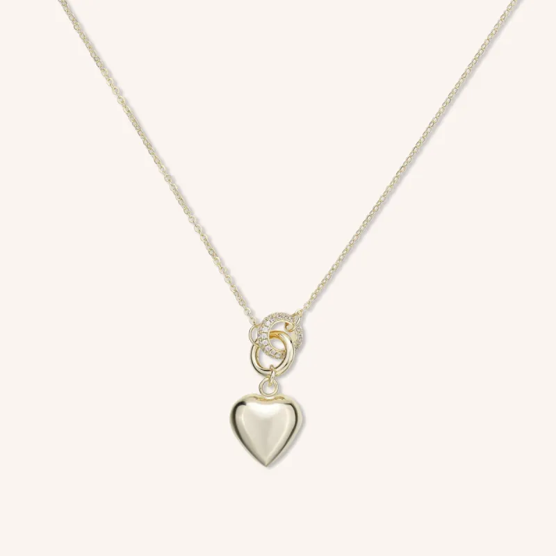 Speaking of Romance Necklace - Gold sold by Victoria Emerson