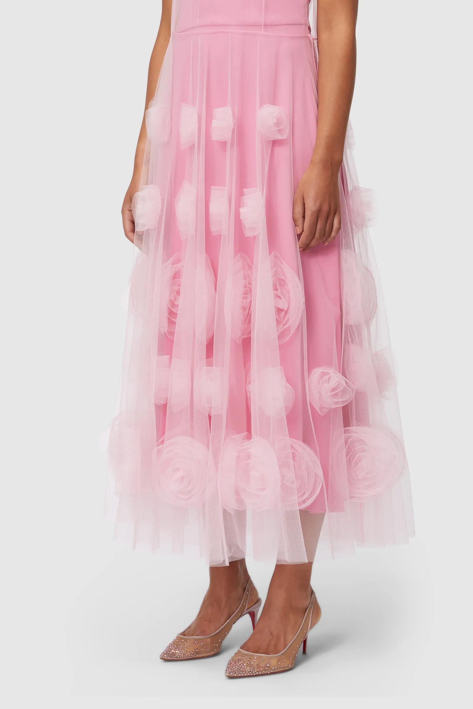 ROSE APPLIQUE MAXI DRESS sold by Viktor & Rolf product image thumbnail 3