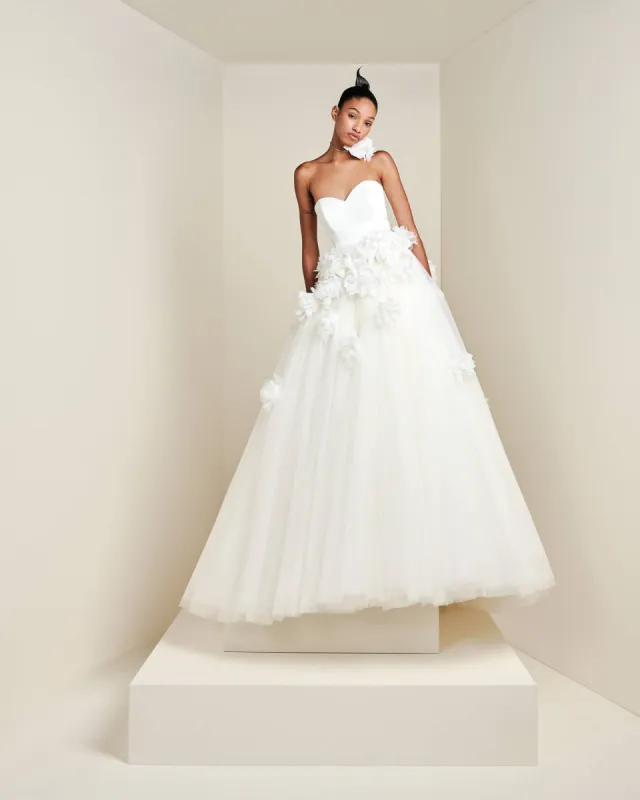 VRM444 – HORTENSIA SUMMER GARDENS BALLGOWN sold by Viktor & Rolf