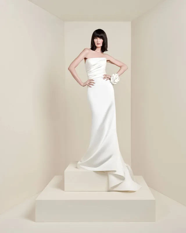 VRM431 – SATIN BOW MERMAID GOWN sold by Viktor & Rolf