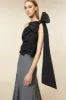 ONE-SHOULDER DRAPE BOW SHIRT sold by Viktor & Rolf