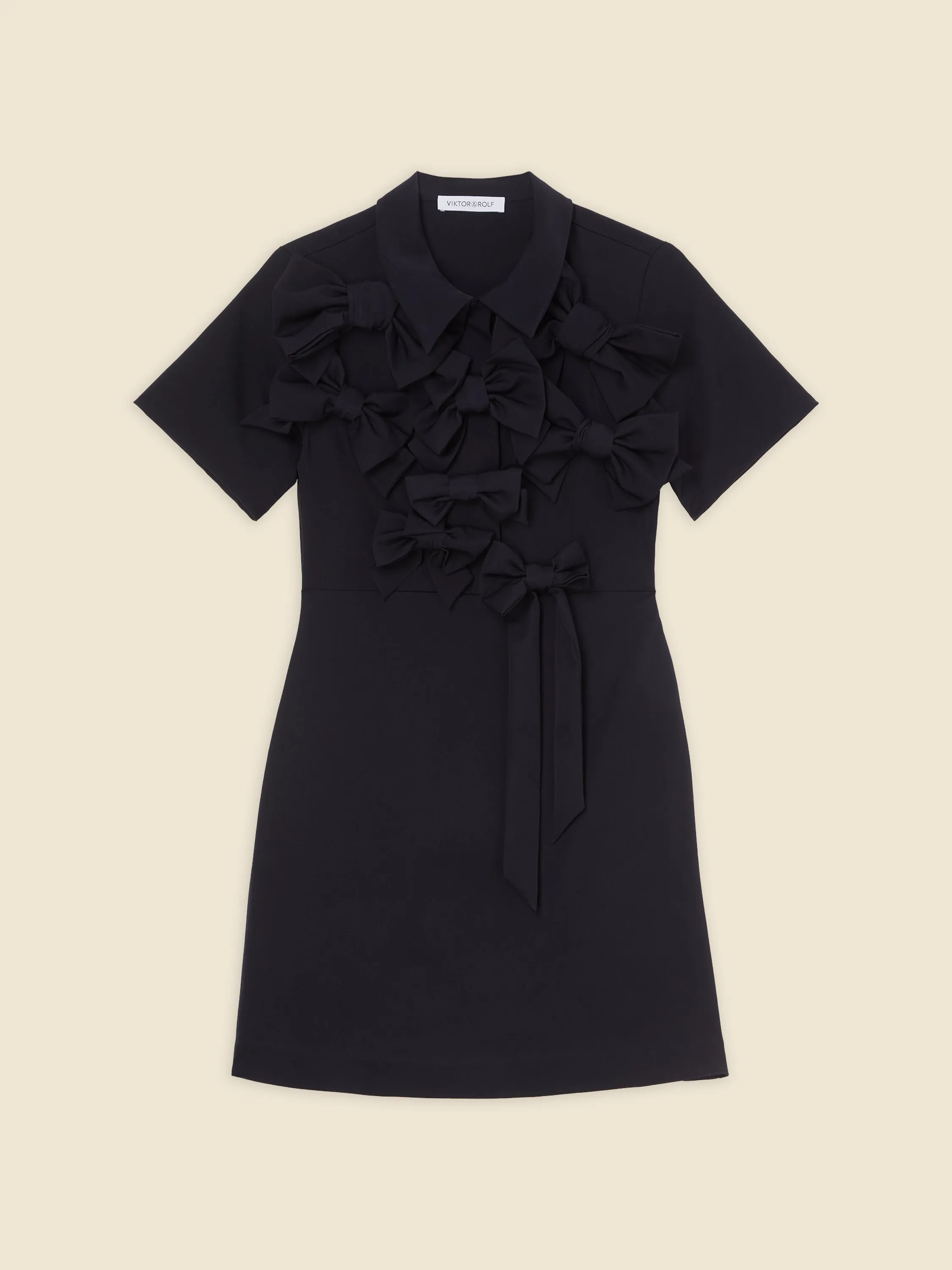 BOW BOUQUET WOOL POLO DRESS sold by Viktor & Rolf product image thumbnail 4