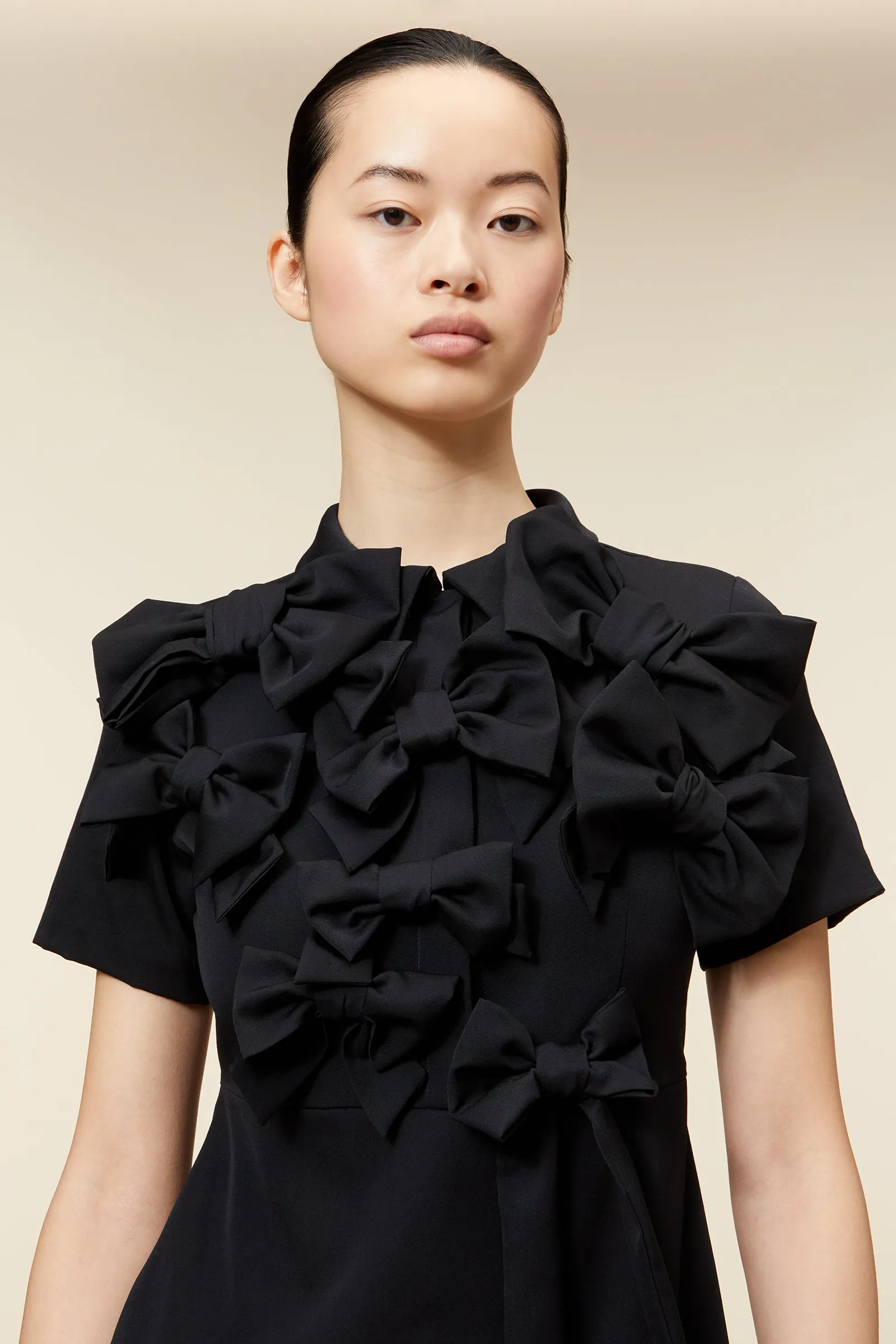 BOW BOUQUET WOOL POLO DRESS sold by Viktor & Rolf product image thumbnail 3